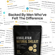 Premium Shilajit Gummies - 3000mg Kidney Cleanse & Vitality